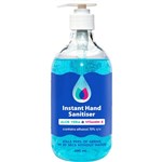 CLEAN PLUS HAND SANITISER GEL 500ML PUMP