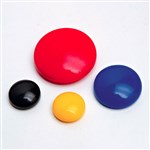 VISTA MAGNETIC WHITEBOARD BUTTONS 40MM ROUND RED PACK 4