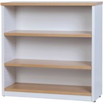 LOGAN BOOKCASE 3 SHELF 900 X 315 X 900MM OAKWHITE