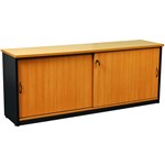 LOGAN CREDENZA 1500 X 450 X 730MM BEECHIRONSTONE