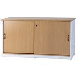 LOGAN CREDENZA 1800 X 450 X 730MM OAKWHITE