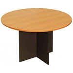 LOGAN ROUND MEETING TABLE 1200MM DIAMETER BEECHIRONSTONE
