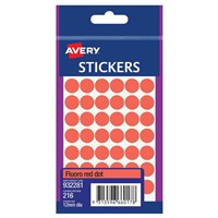Round Coloured Labels