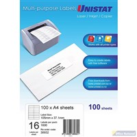 Unistat Multipurpose Labels