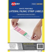 Lateral Filing Labels