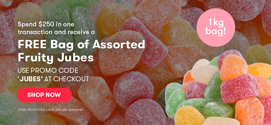 Free Bag of Fruity Jubes